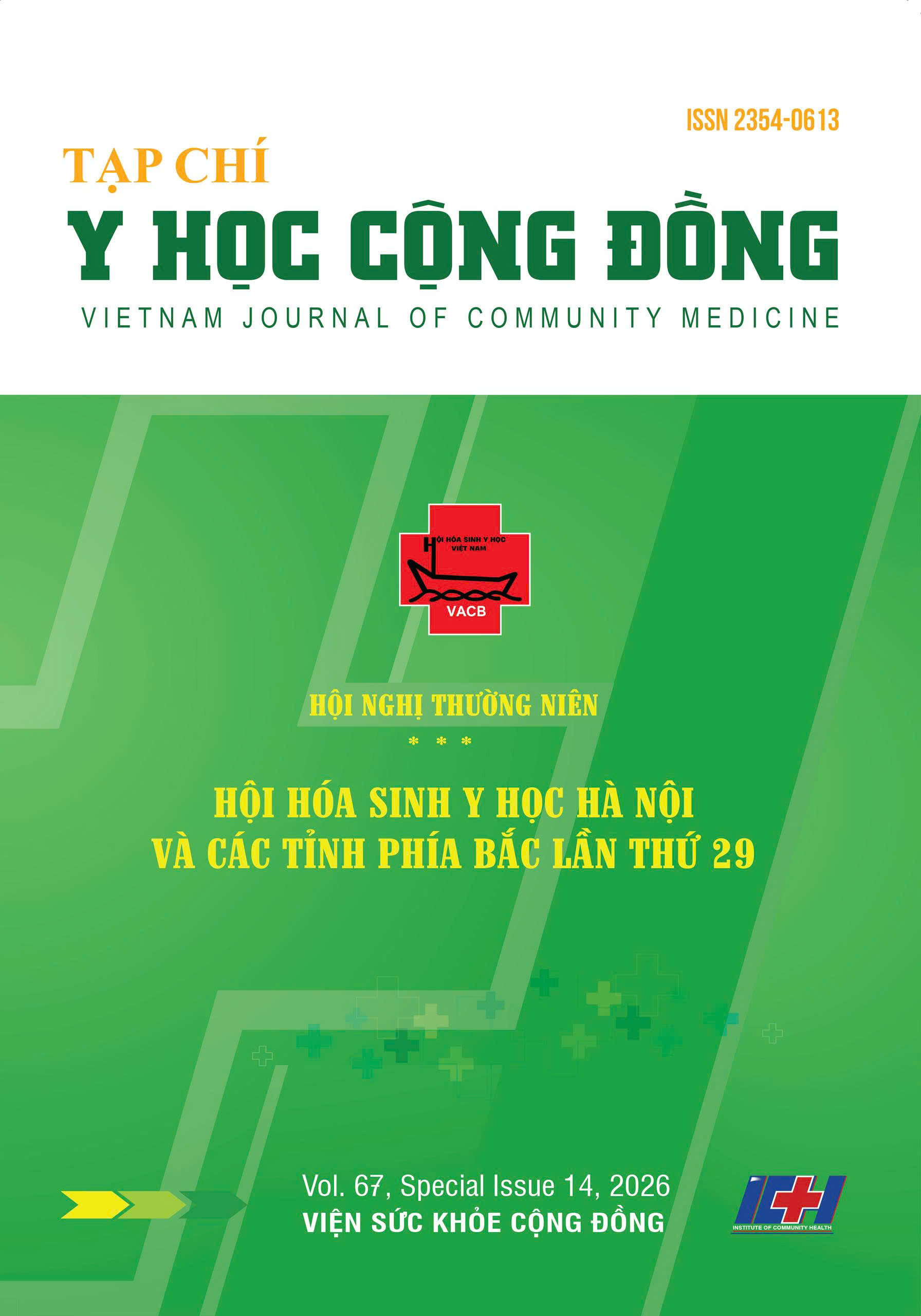 Tập 67 Số CĐ14-HNKH Hội Hóa sinh Y học Việt Nam